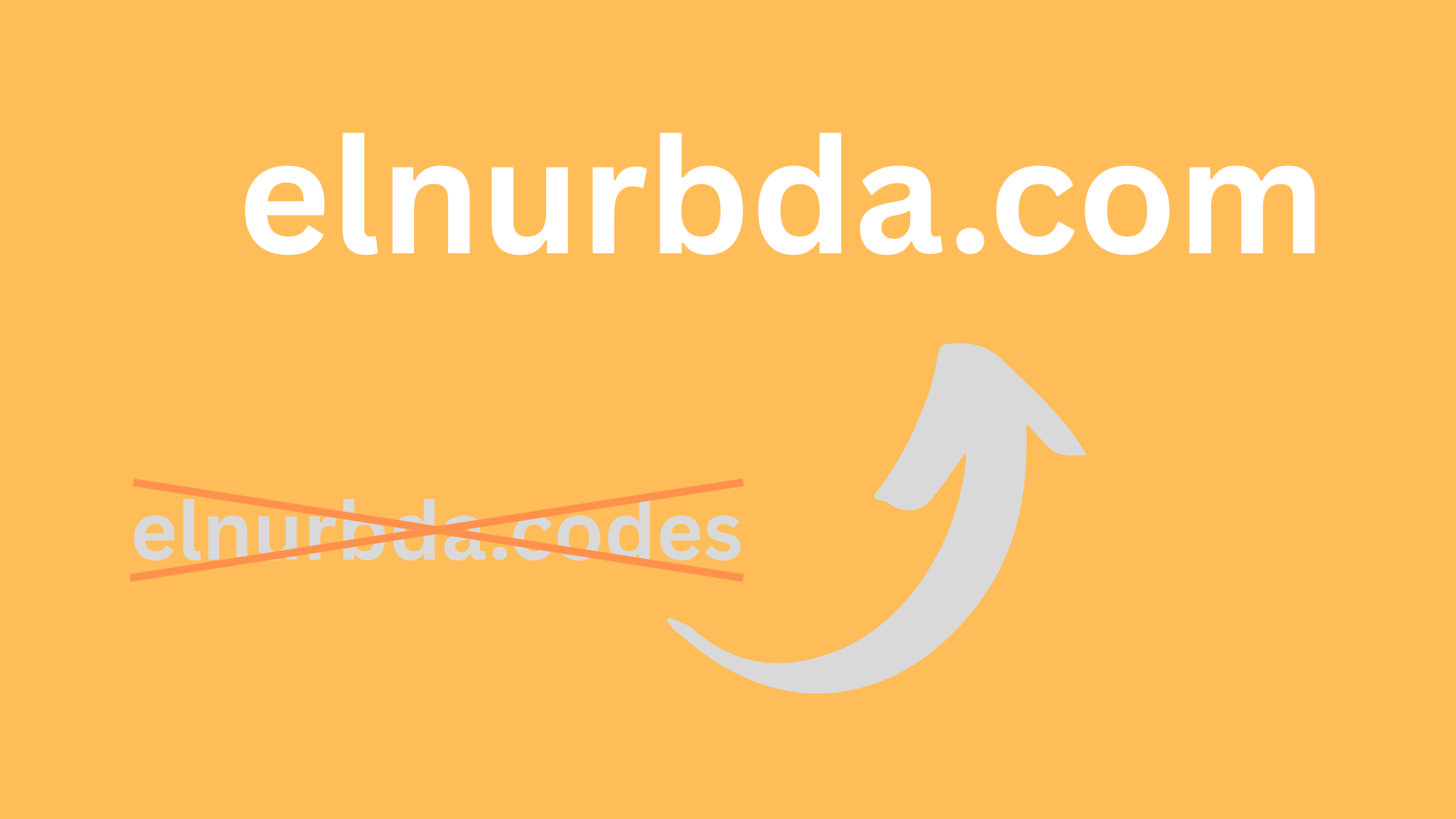 Attention! The Website is Moving to a New Domain: elnurbda.com