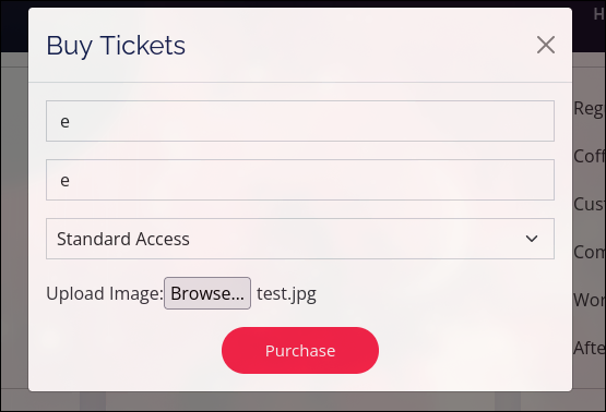 File upload form